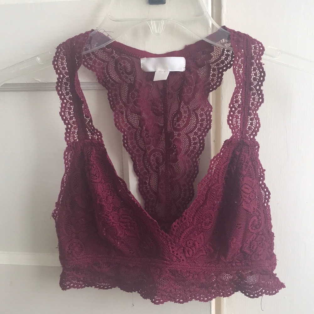 Crimson Razorback bralette
